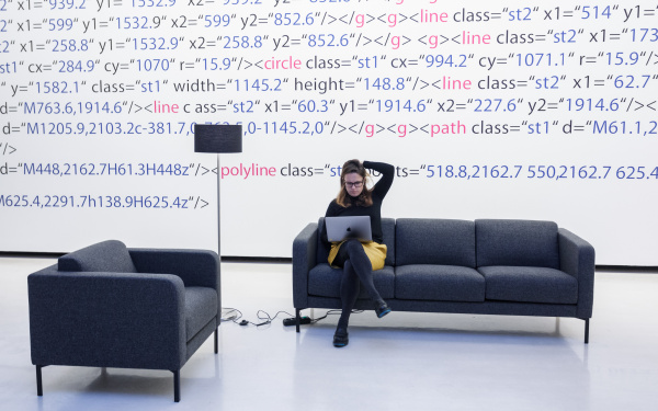 View into the exhibition »Open Codes. We are Data« in Bilbao