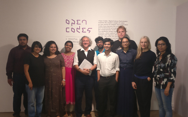 The picture shows the winners of the Coding Culture Hackathon in Mumbai. 